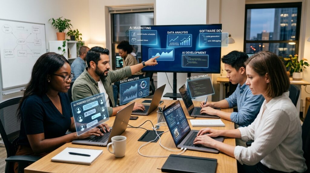 Boosting Startups with AI: How Free Online Tools Are Empowering New Ventures