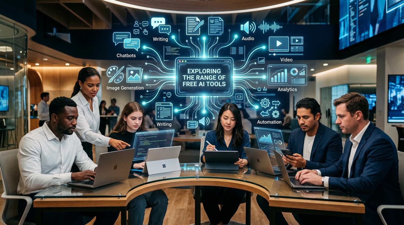 From Chatbots to Analytics: Exploring the Range of Free AI Tools Online